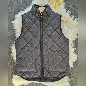 J. Crew Quilted Puffer Vest, Medium